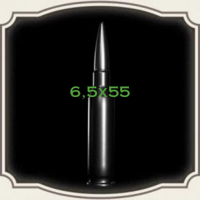 Cal 6,5x55 Blyfri