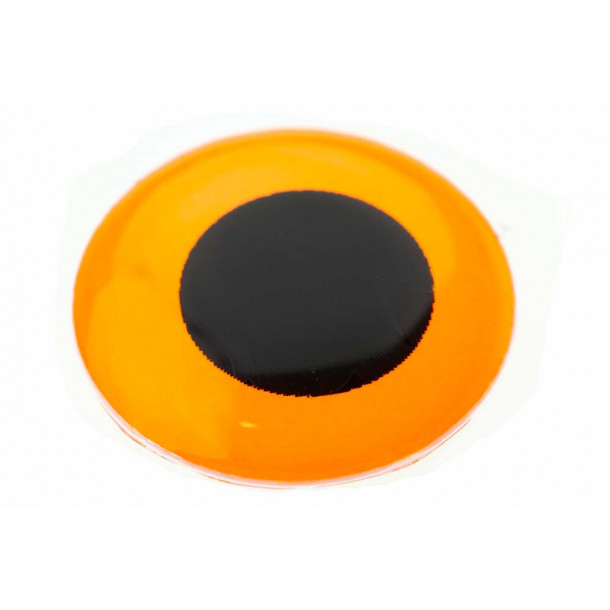 3D Epoxy Eyes - FL. Orange (4 mm)