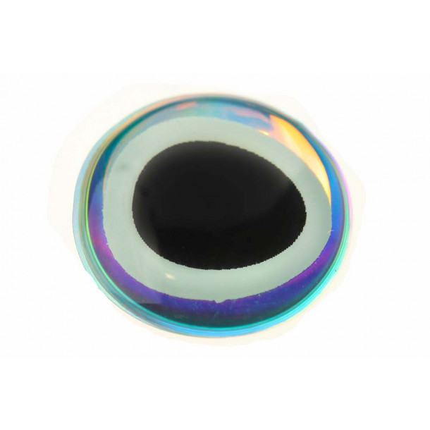 3D Epoxy Eyes - Hvid/opal (8 mm)
