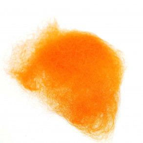 Angora Goat Dubbing - Fluo. Fire Orange