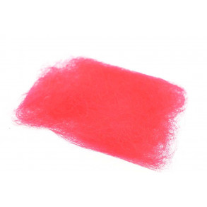 Angora Goat Dubbing - Fluo. Red
