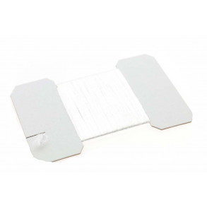 Antron Yarn Card - Fl.White