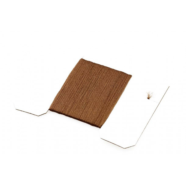 Antron Yarn Card - Medium Brown