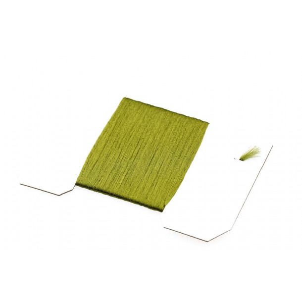 Antron Yarn Card - Medium Olive