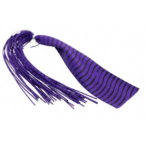 Barred Round Rubberlegs - Black/Purple