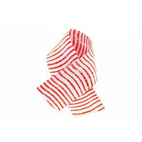 Barred Round Rubberlegs - White/orange