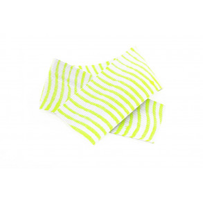 Barred Round Rubberlegs - White/yellow