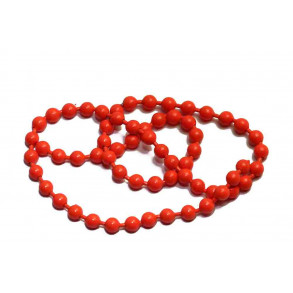 Beadchain Eyes Fl. Red - (M)