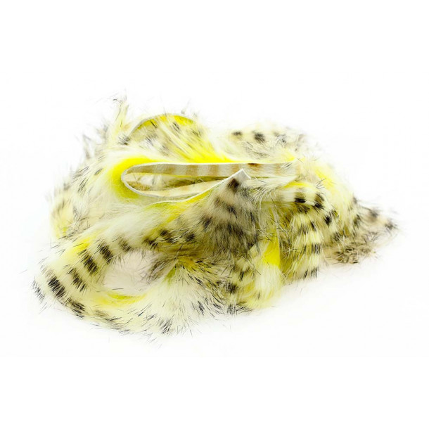 Black Barred Groovy Bunny Strips - Yellow/Olive/White