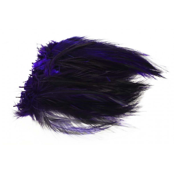 Cock Hackles Badger - Purple