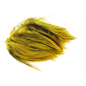 Cock Hackles Badger - Yellow