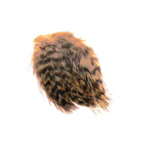 Cock Hackles Grizzly - Brown