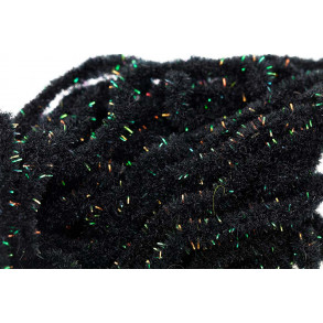 Crystal Antron Chenille Black - (M)