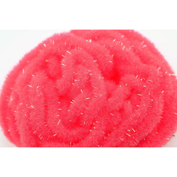 Crystal Antron Chenille Red - (S)