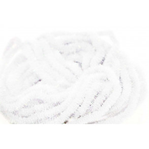 Crystal Antron Chenille White - (M)