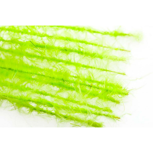 Dubbing Brush Ice Dub Sparkle Marabou - Chartreuse