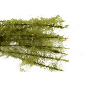 Dubbing Brush Ice Dub Sparkle Marabou - Olive