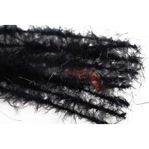 Dubbing Brush Ice DubSparkle Marabou - Black