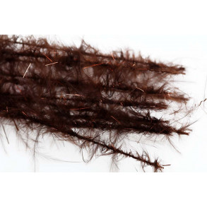 Dubbing Brush Sparkle Marabou - Brown