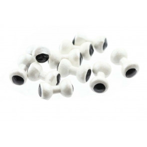 Dumbbell Lead Eyes Pearl White - L