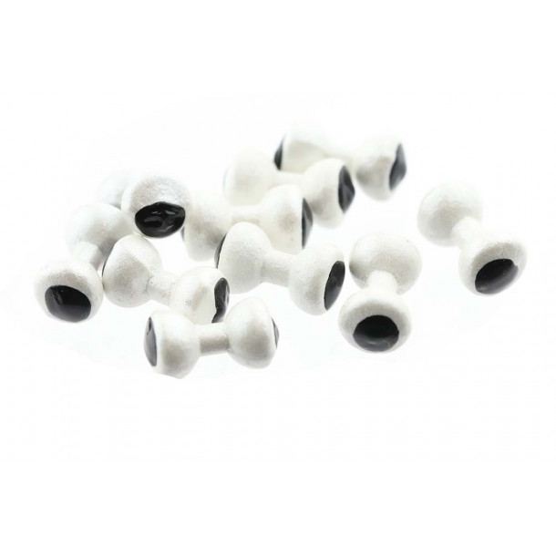 Dumbbell Lead Eyes Pearl White - XS