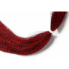 Flashabou Grizzly Accent Crystal Flash - Black/Red