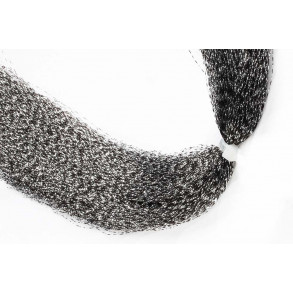 Flashabou Grizzly Accent Crystal Flash - Black/Silver