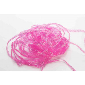 Flat Diamond Braid - Fl. Hot pink