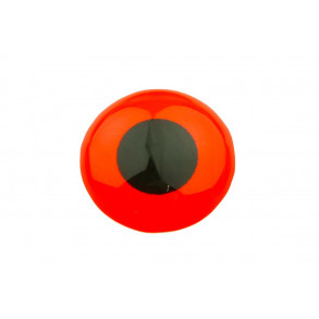 Flat Eyes Fluo red - 2,6 mm