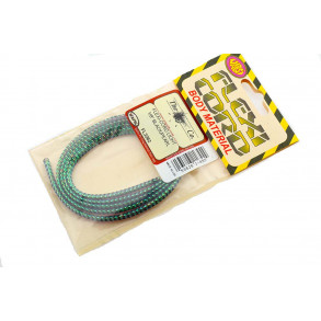 Flexi cord - Pearl Black ( 1/8 inch 30 mm)flexi fly