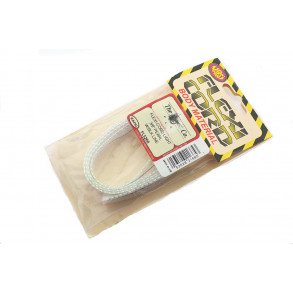 Flexi cord - Pearl w. black line ( 3/8 inch 90 mm)