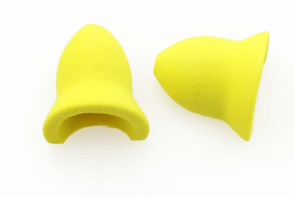 Foam Diver Heads L Gul Popper hoveder Jægeren og Lystfiskeren