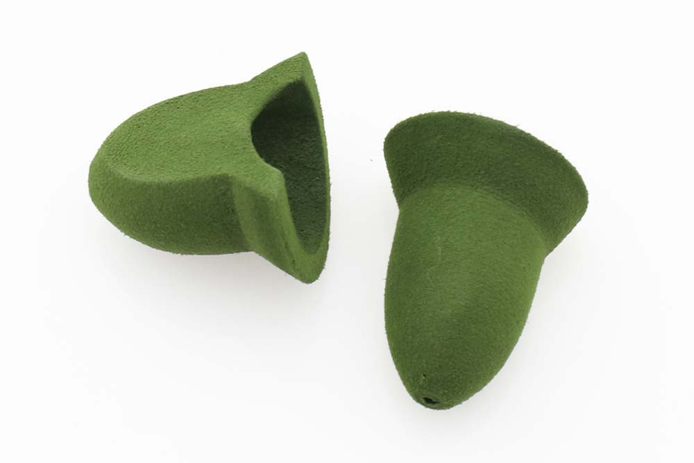 Foam Diver Heads L Olive Popper hoveder Jægeren og Lystfiskeren