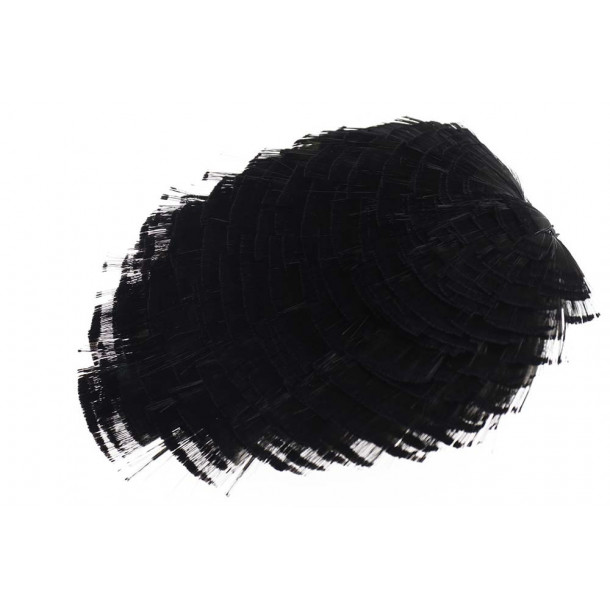 Golden Phesant Tippet - Black