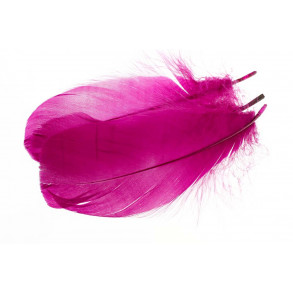 Goose Shoulder Feathers - Magenta
