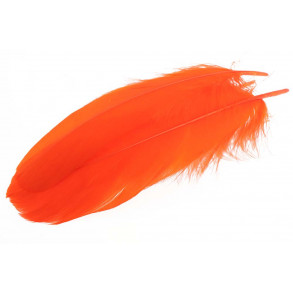 Goose Shoulder Feathers - Orange