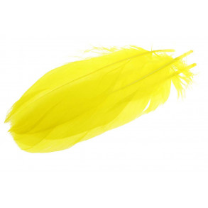 Goose Shoulder Feathers - Yellow