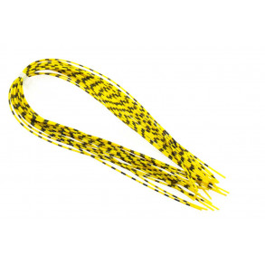 Grizzly Barred Round Rubberlegs - Yellow