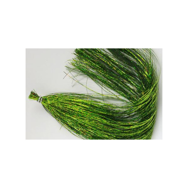 Holografisk Flashabou - Chartreuse (thin)