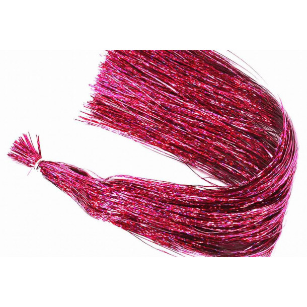 Holografisk Flashabou - Hot Pink (thin)