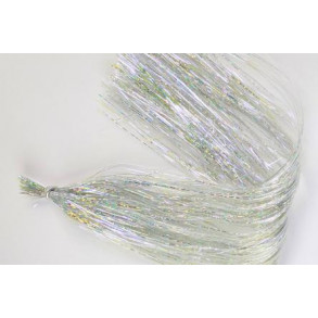 Holografisk Flashabou - Ice silver (thin)