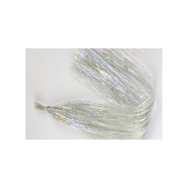 Holografisk Flashabou - Ice silver (thin)