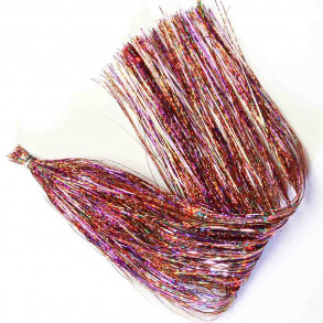 Holografisk Flashabou - Sunset (pink/purple) (thin)