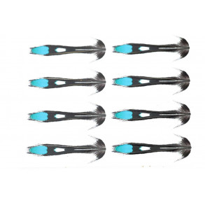 Jungle cock Sub. Blue - 15 mm