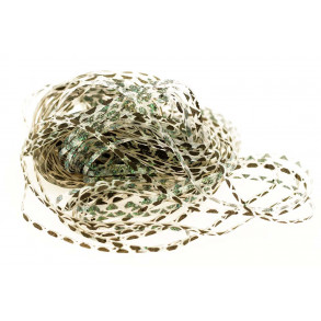 Magnum Predator Rubber Legs - Barred Clear/Pearl