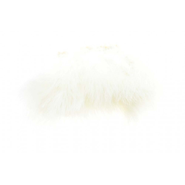 Marabou Blood Quill - White