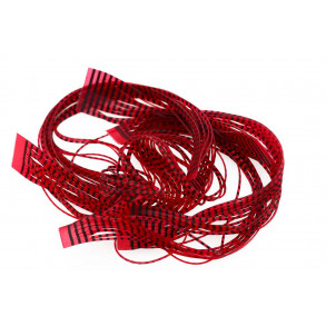 Micro Barred Grizzly Legs - Black/Red