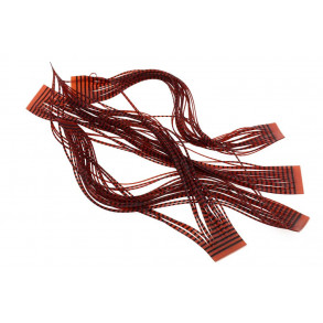 Micro Barred Grizzly Legs - Black/Rootbeer