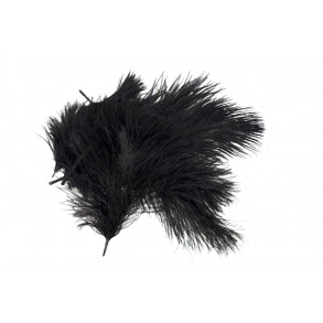 Micro Ostrich Spey Plumes - Black