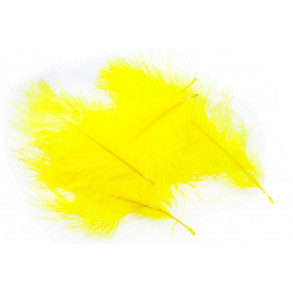 Micro Ostrich Spey Plumes - Yellow